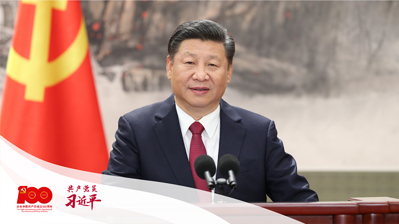 2017年10月25日，習(xí)近平等十九屆中共中央政治局常委同中外記者見面。這是習(xí)近平發(fā)表重要講話。