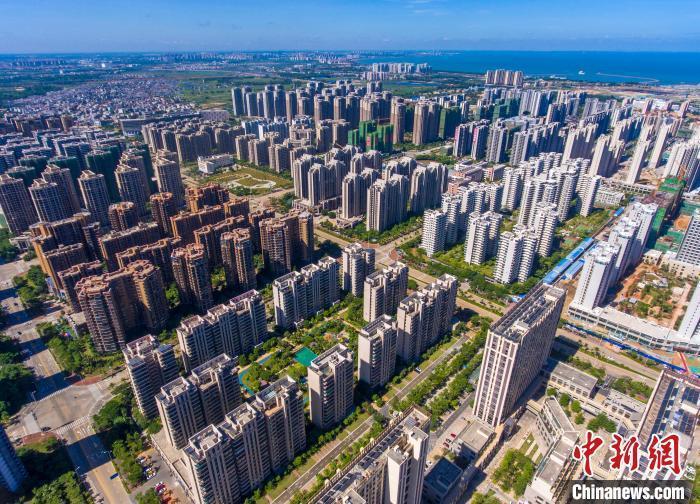 資料圖：航拍某房地產(chǎn)項目。 駱云飛 攝