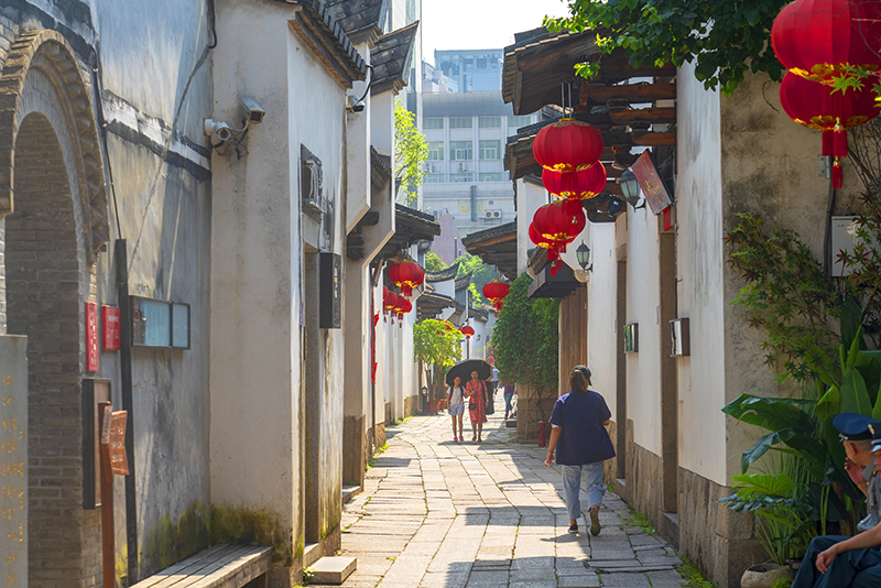 2019年6月28日，福州，三坊七巷風光。
